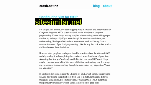 crash.net.nz alternative sites