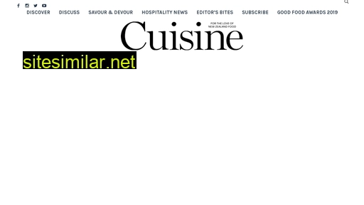 cuisine.co.nz alternative sites