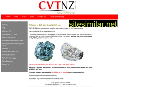 cvt.co.nz alternative sites