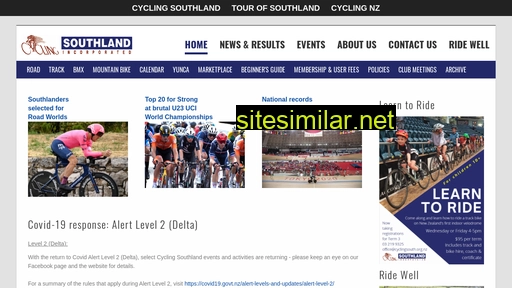 cyclingsouth.org.nz alternative sites