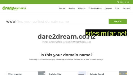 dare2dream.co.nz alternative sites