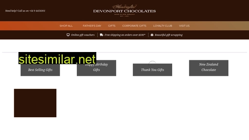 devonportchocolates.co.nz alternative sites