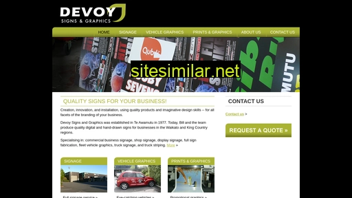 devoysigns.co.nz alternative sites