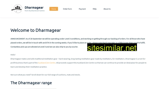 dharmagear.co.nz alternative sites