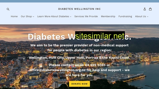 diabeteswellington.org.nz alternative sites