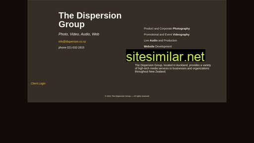 Dispersion similar sites