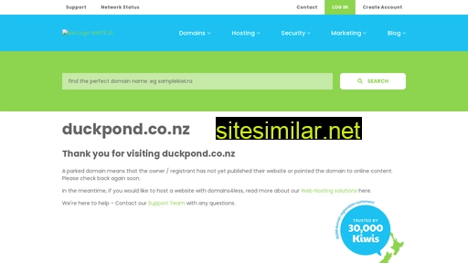 duckpond.co.nz alternative sites