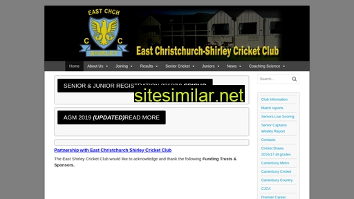 eastchchshirleycricket.org.nz alternative sites