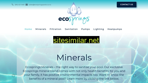 Ecospringspools similar sites