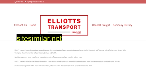 elliottstransport.co.nz alternative sites