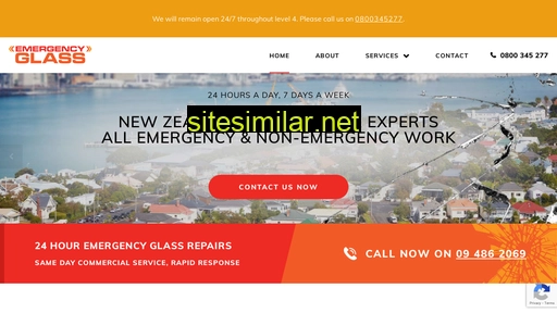Emergencyglassnz similar sites