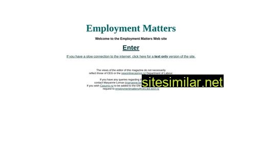 Employmentmatters similar sites