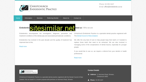 endodontic.co.nz alternative sites