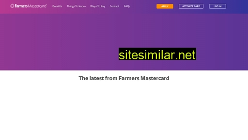 farmersmastercard.co.nz alternative sites