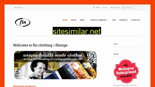 fin-clothing.co.nz alternative sites