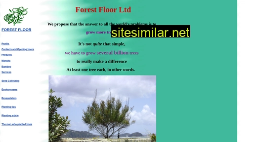 forestfloor.co.nz alternative sites