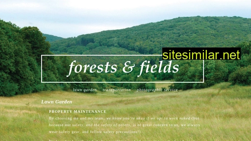 forestsandfields.co.nz alternative sites