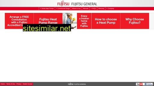 fujitsugeneral.co.nz alternative sites