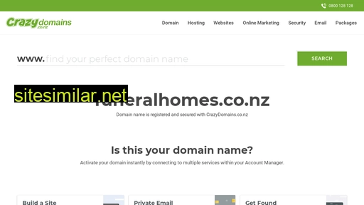 funeralhomes.co.nz alternative sites