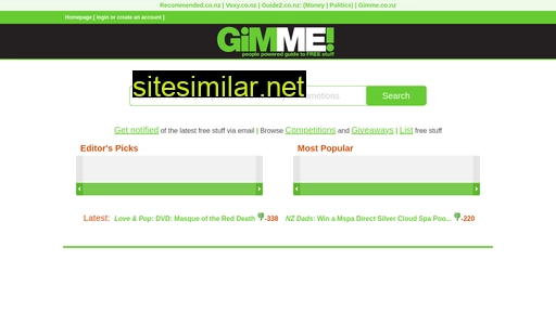 gimme.co.nz alternative sites