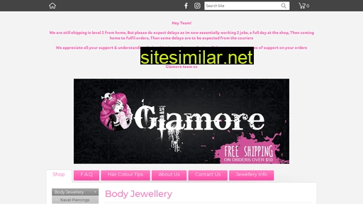 glamore.co.nz alternative sites