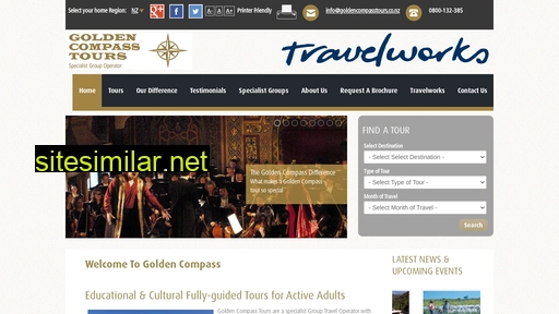 goldencompasstours.co.nz alternative sites