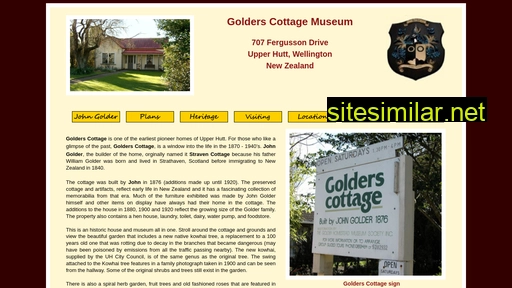 goldercottage.co.nz alternative sites