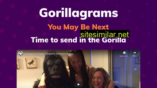 gorillagrams.co.nz alternative sites