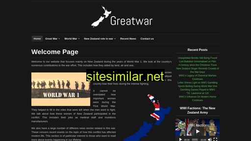 greatwar.org.nz alternative sites