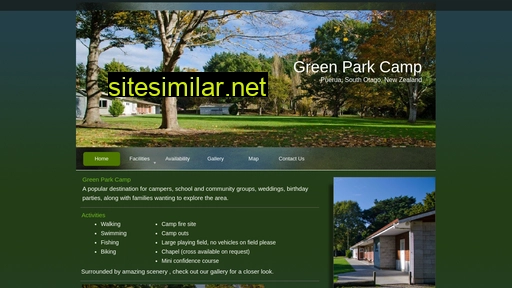 greenparkcamp.co.nz alternative sites