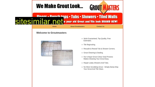 groutmasters.co.nz alternative sites