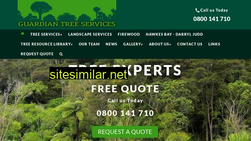 guardiantreeservices.co.nz alternative sites