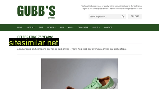 gubbsshoes.co.nz alternative sites