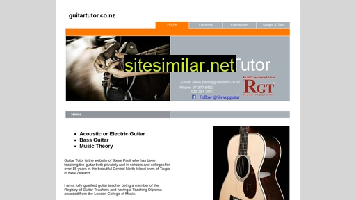 Guitartutor similar sites