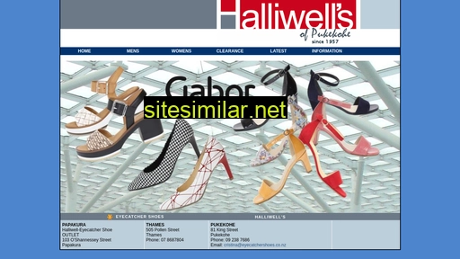 Halliwellshoes similar sites