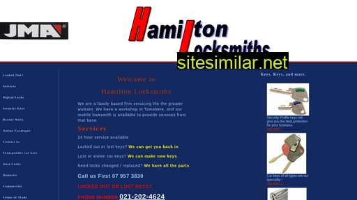 hamiltonlocksmiths.net.nz alternative sites