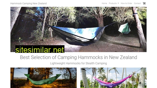 hammockcamping.co.nz alternative sites