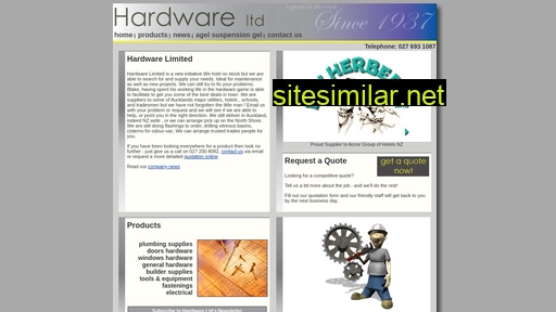 hardwarelimited.co.nz alternative sites