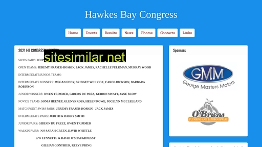Hawkesbaycongress similar sites