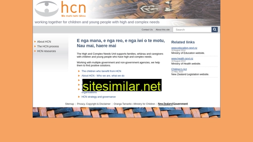 hcn.govt.nz alternative sites