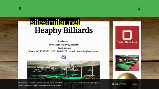 heaphybilliards.co.nz alternative sites