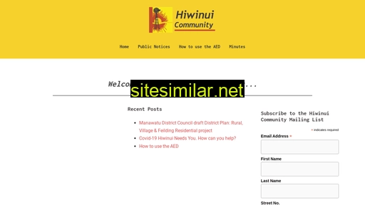 Hiwinui similar sites