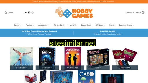 hobbygames.co.nz alternative sites