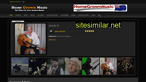 homegrownmusic.co.nz alternative sites