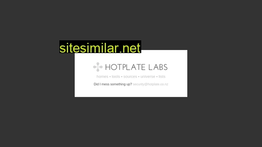 hotplate.co.nz alternative sites