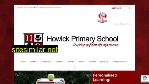 howickprimary.school.nz alternative sites
