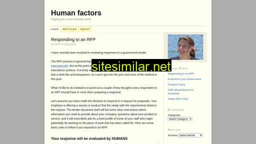 humanfactors.co.nz alternative sites