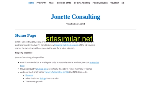 jonette.co.nz alternative sites
