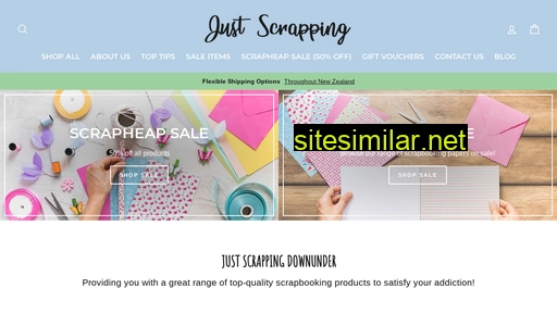 justscrapping.co.nz alternative sites