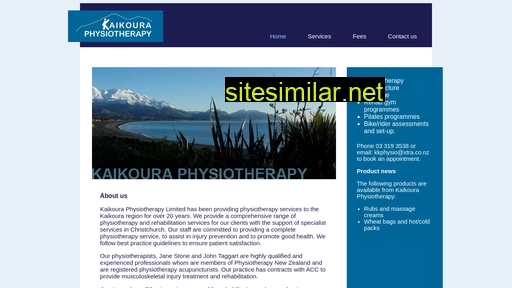 kaikouraphysiotherapy.co.nz alternative sites